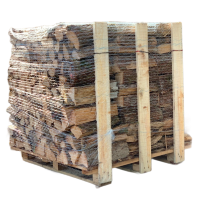 Palette de 1,5 stère de bois en 50 cm- mélange de bois durs ( le hêtre, le chêne, le charme )